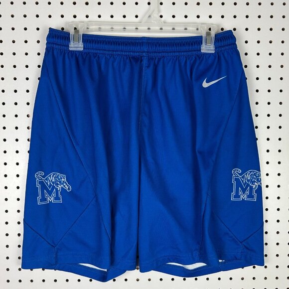 Memphis Tigers Nike Basketball Practice Shorts Medium Blue Team Issued 2024-2025 - Picture 1 of 5